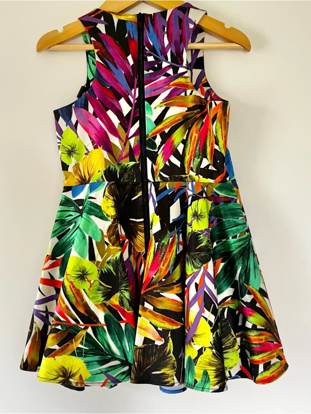 Milly Minis Vibrant Tropical Floral Flounce Girls' Dress - Multicolor New size 6